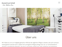 Tablet Screenshot of kosmetik-benrath.de